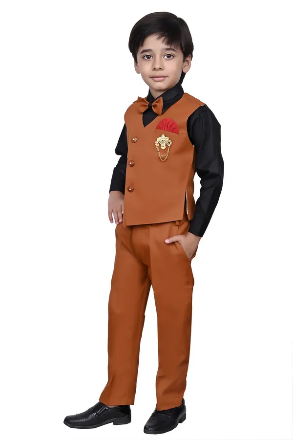 VALUE_CREATION_Boys_3-Pc_Ethnic_Double_Breasted_Suit