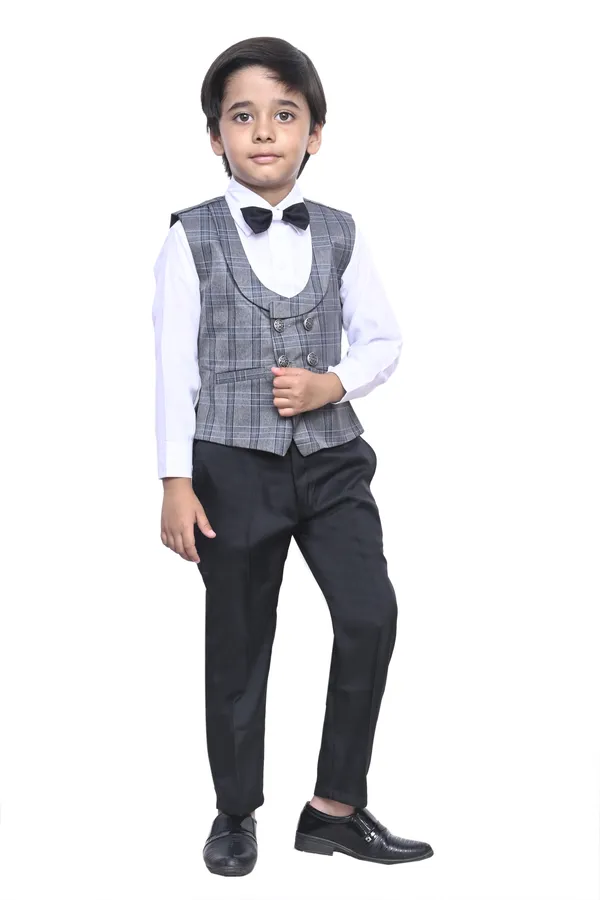 VALUE_CREATION_Boys_Double_Breasted_Ethnic_Solid_Ventless_Three_Pieces_Formal_Suit