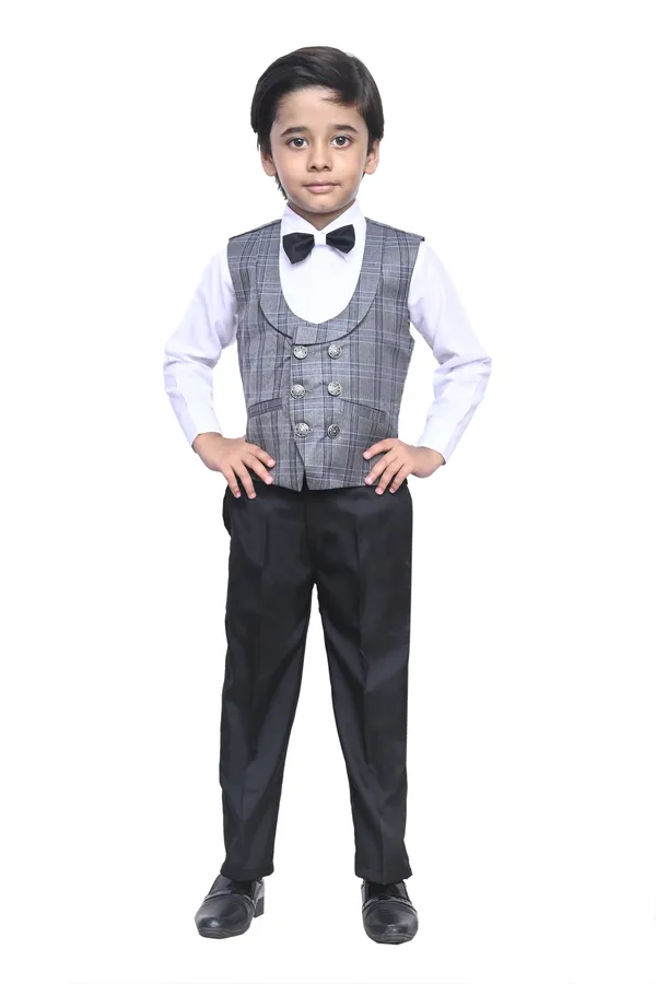 VALUE_CREATION_Boys_Double_Breasted_Ethnic_Solid_Ventless_Three_Pieces_Formal_Suit