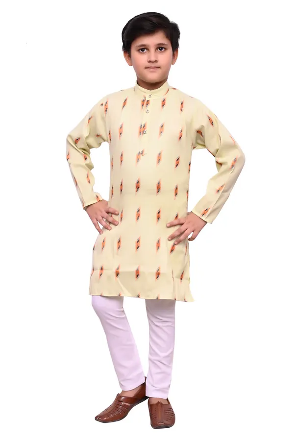 VALUE_CREATION_Boys_Printed_Straight_Kurta_With_Pyjamas