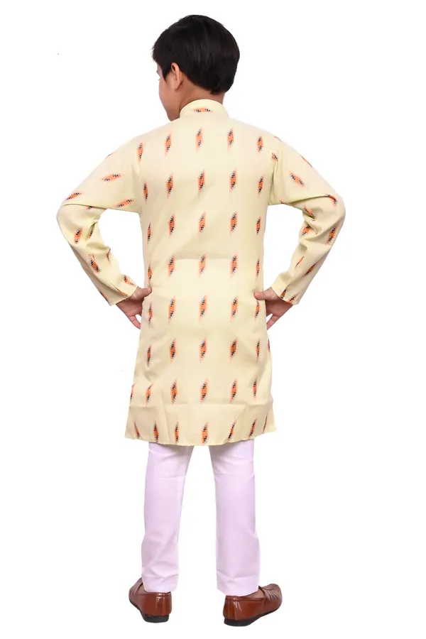 VALUE_CREATION_Boys_Printed_Straight_Kurta_With_Pyjamas