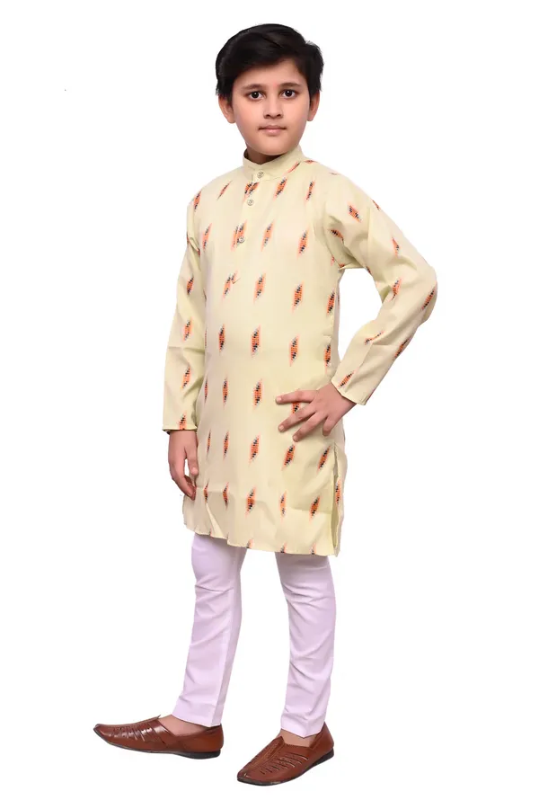 VALUE_CREATION_Boys_Printed_Straight_Kurta_With_Pyjamas