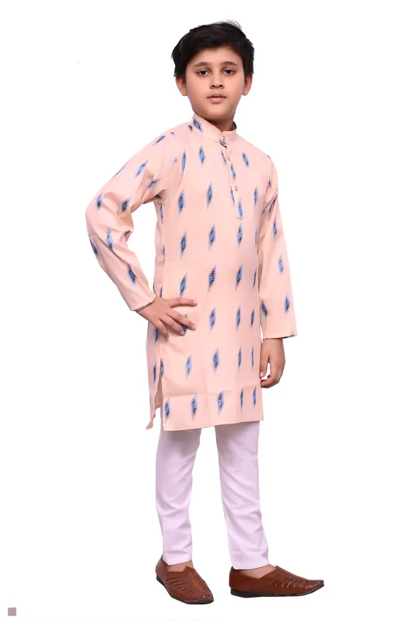 VALUE_CREATION_Boys_Printed_Straight_Kurta_With_Pyjamas