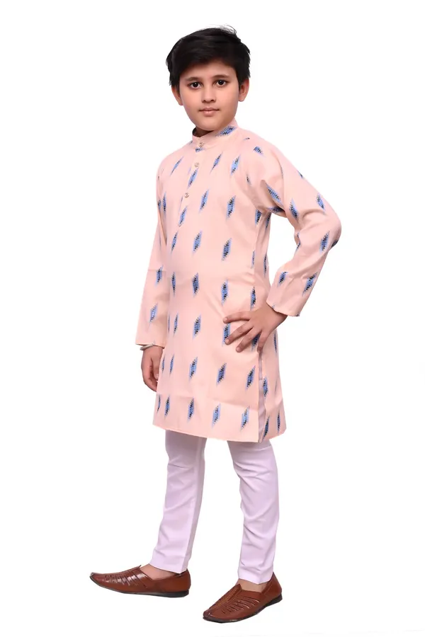 VALUE_CREATION_Boys_Printed_Straight_Kurta_With_Pyjamas