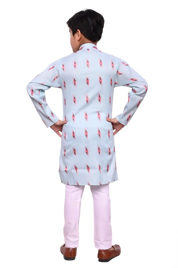 VALUE_CREATION_Boys_Printed_Straight_Kurta_With_Pyjamas