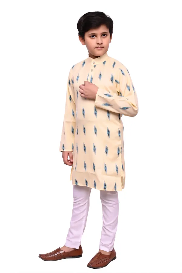 VALUE_CREATION_Boys_Printed_Straight_Kurta_With_Pyjamas