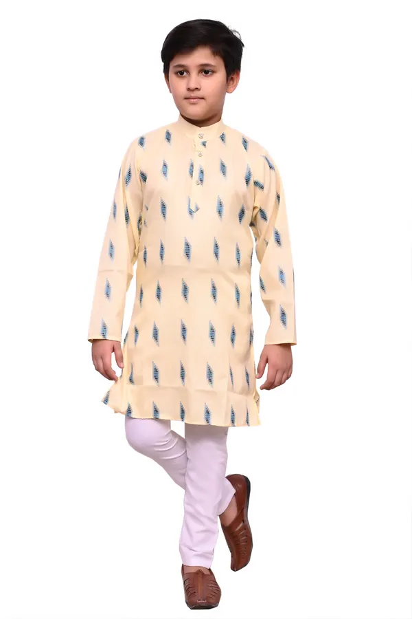 VALUE_CREATION_Boys_Printed_Straight_Kurta_With_Pyjamas