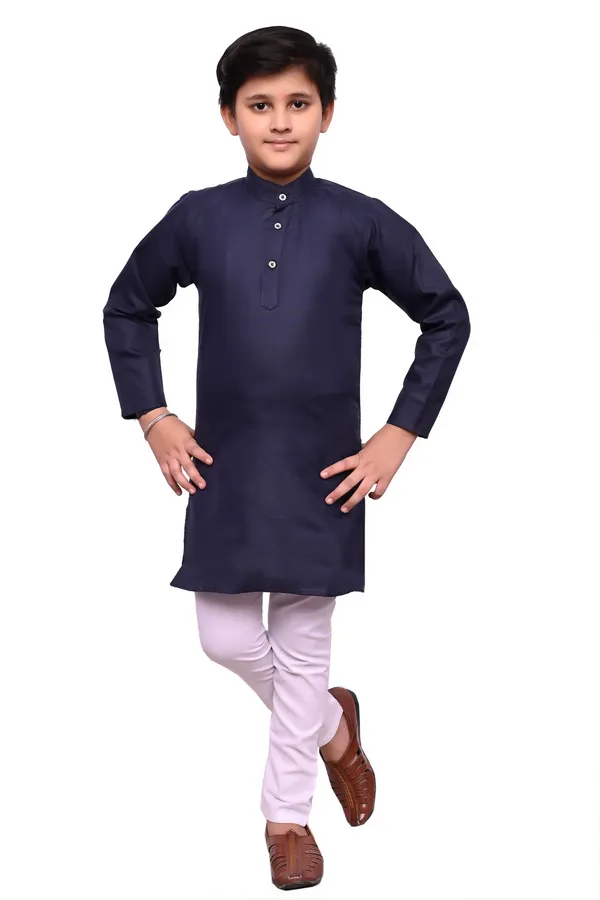 VALUE_CREATION_Boys_Mandarin_Collar_Neck_Kurta_With_Pyjamas_Sets