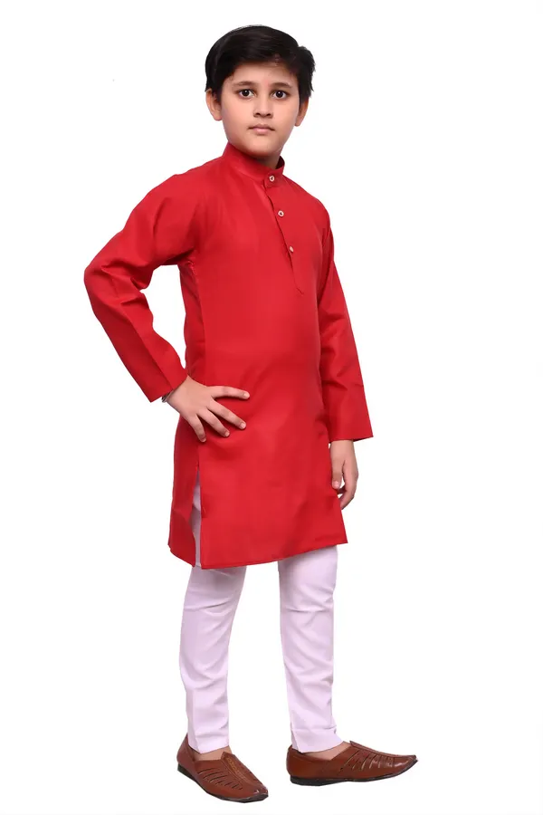 VALUE_CREATION_Boys_Mandarin_Collar_Neck_Kurta_With_Pyjamas_Sets