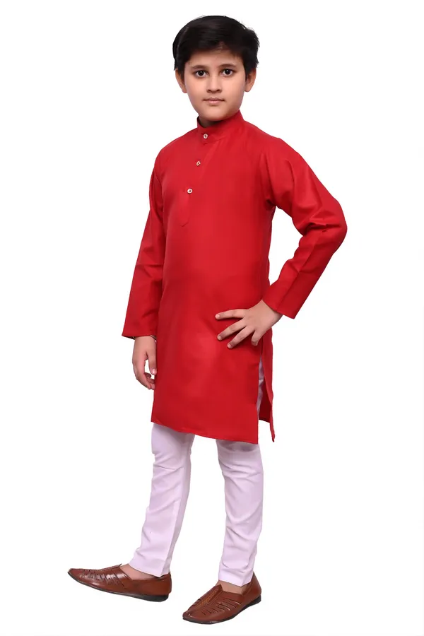 VALUE_CREATION_Boys_Mandarin_Collar_Neck_Kurta_With_Pyjamas_Sets