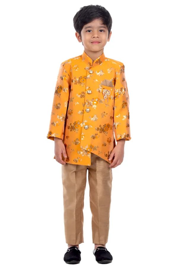 VALUE_CREATION_Boys_Floral_Printed_Kurta_with_Pyjama