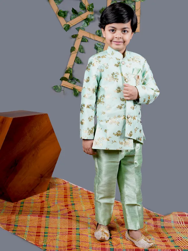 VALUE_CREATION_Boys_Floral_Printed_Kurta_with_Pyjama