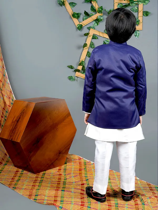 VALUE_CREATION_Boys_Solid_Kurta_with_Pyjama_&_Nehru_Jacket