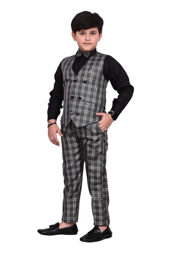 VALUE_CREATION_Boys_Checked_3_Piece_Suits