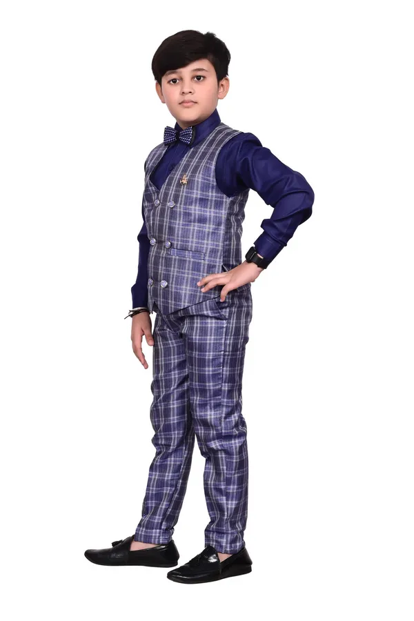 VALUE_CREATION_Boys_Checked_3_Piece_Suits