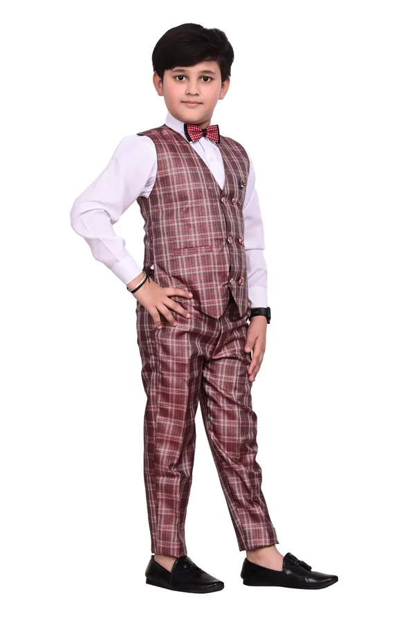 VALUE_CREATION_Boys_Checked_3_Piece_Suits