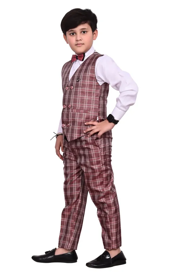 VALUE_CREATION_Boys_Checked_3_Piece_Suits