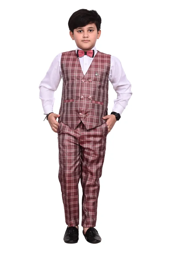 VALUE_CREATION_Boys_Checked_3_Piece_Suits