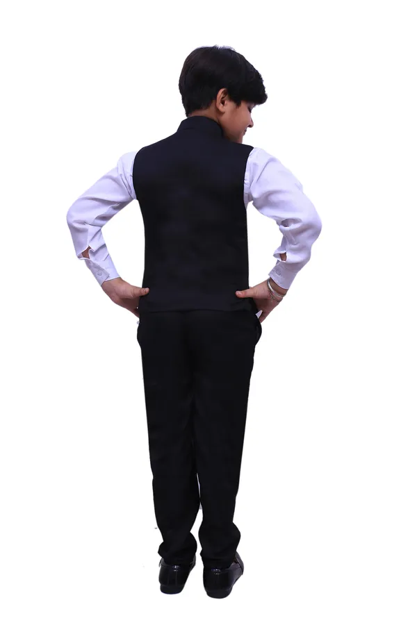 VALUE_CREATION_Boys_Mandarin_Collar_Single-Breasted_3-Piece_Suit