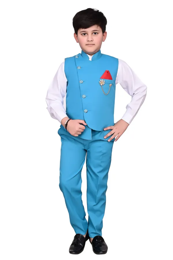 VALUE_CREATION_Boys_Mandarin_Collar_3-Piece_Suits