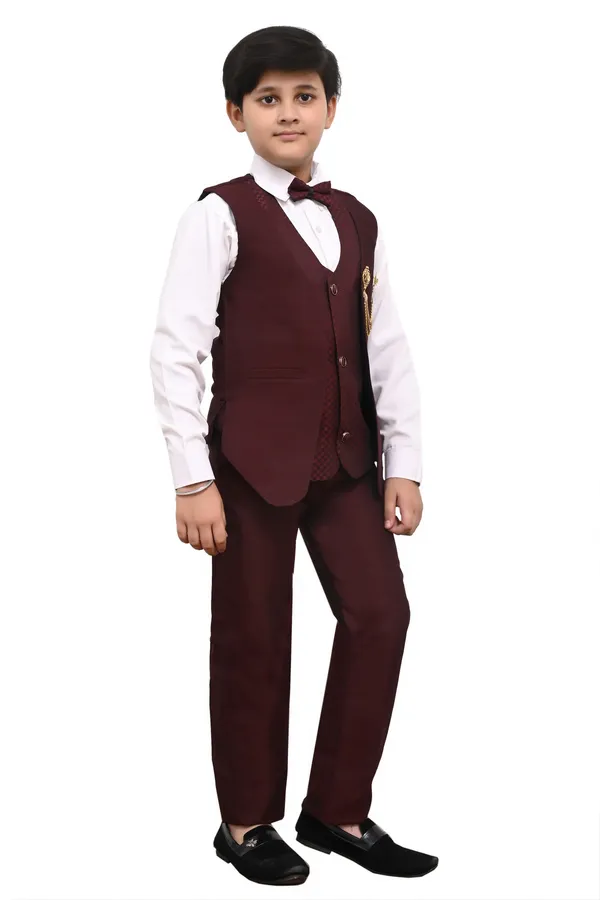 VALUE_CREATION_Boys_Self_Design_V-Neck_Single-Breasted_3-Piece_Suit
