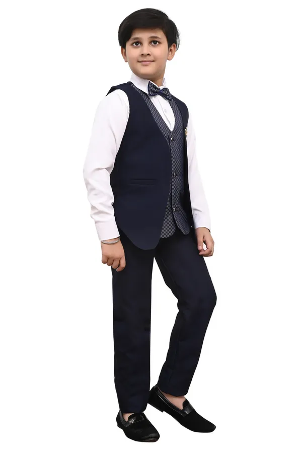 VALUE_CREATION_Boys_Self_Design_V-Neck_Single-Breasted_3-Piece_Suit