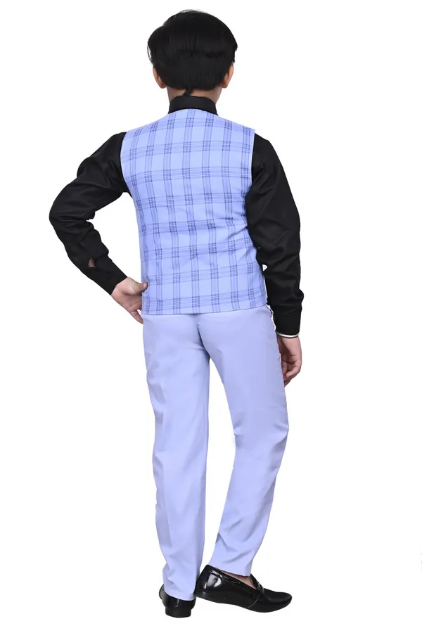 VALUE_CREATION_Boys_Checked_Waistcoat_Shirt_&_Trousers_3-Piece_Suit