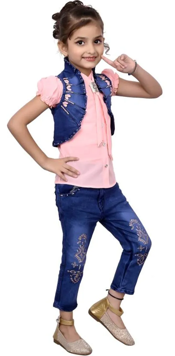 Value_Creation_Girls_Party(Festive)_T-shirt,_Jeans,_Jacket