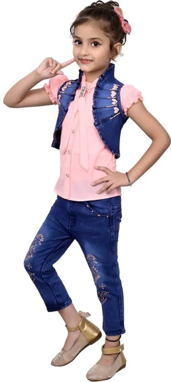 Value_Creation_Girls_Party(Festive)_T-shirt,_Jeans,_Jacket