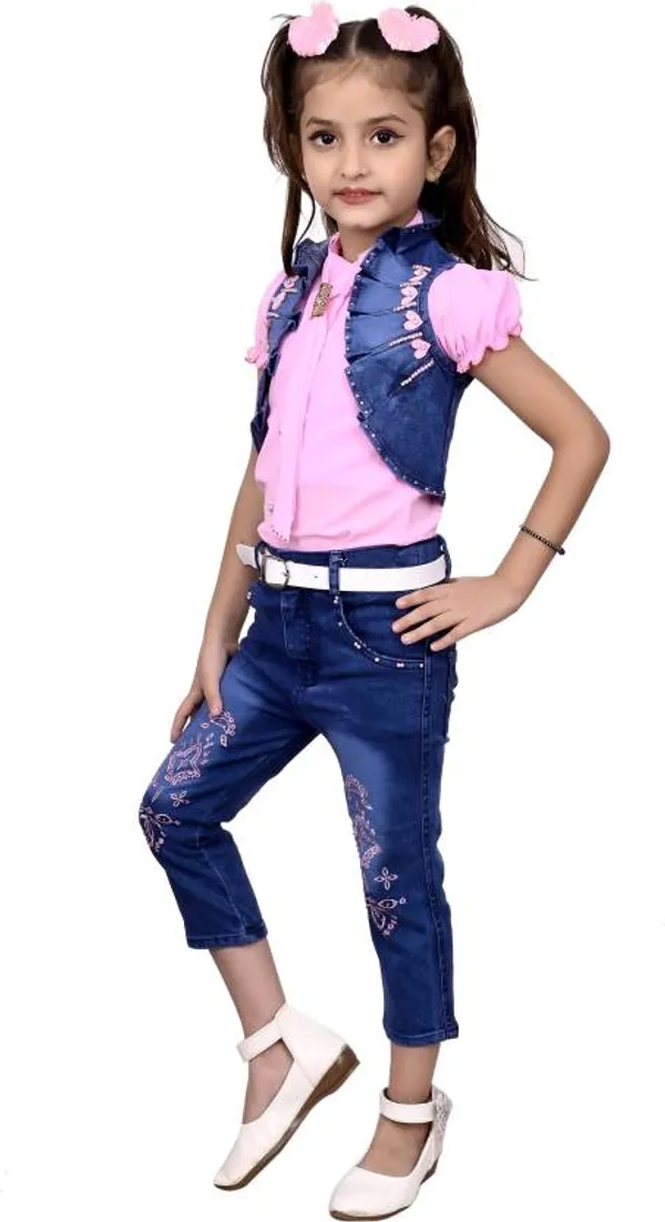 Value_Creation_Girls_Party(Festive)_T-shirt,_Jeans,_Jacket
