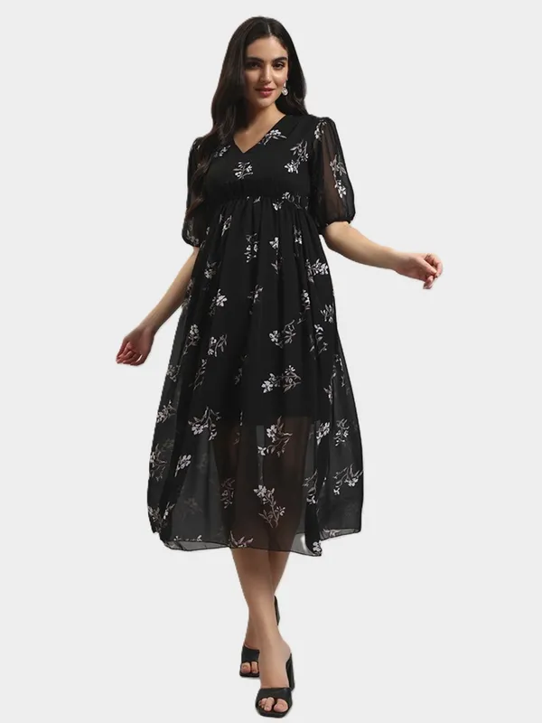 VALUE_CREATION_Floral_Print_Georgette_A-Line_Midi_Dress