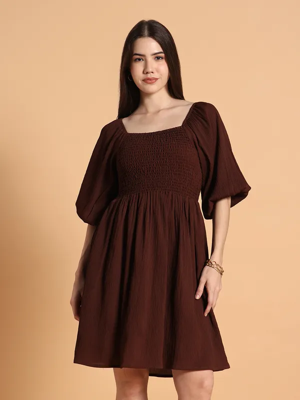 VALUE_CREATION_Puff_Sleeve_Crepe_Dress