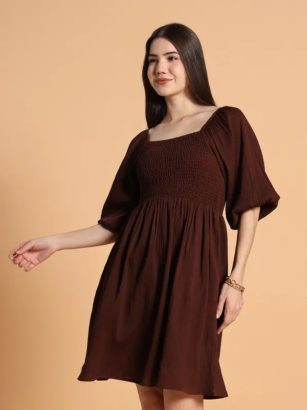 VALUE_CREATION_Puff_Sleeve_Crepe_Dress