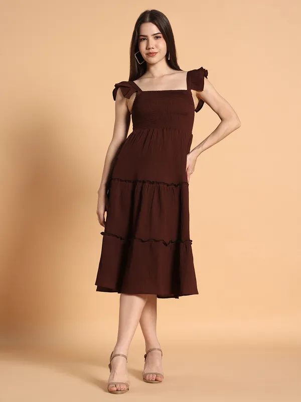 VALUE_CREATION_Viscose_Rayon_Sleevless_One_Piece_Dresses