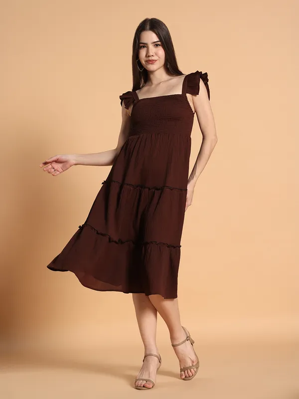VALUE_CREATION_Viscose_Rayon_Sleevless_One_Piece_Dresses