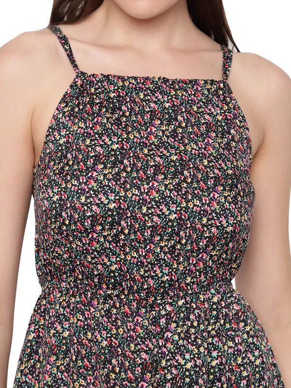 VALUE_CREATION_Floral_Print_Off-Shoulder_Crepe_A-Line_Maxi_Dress