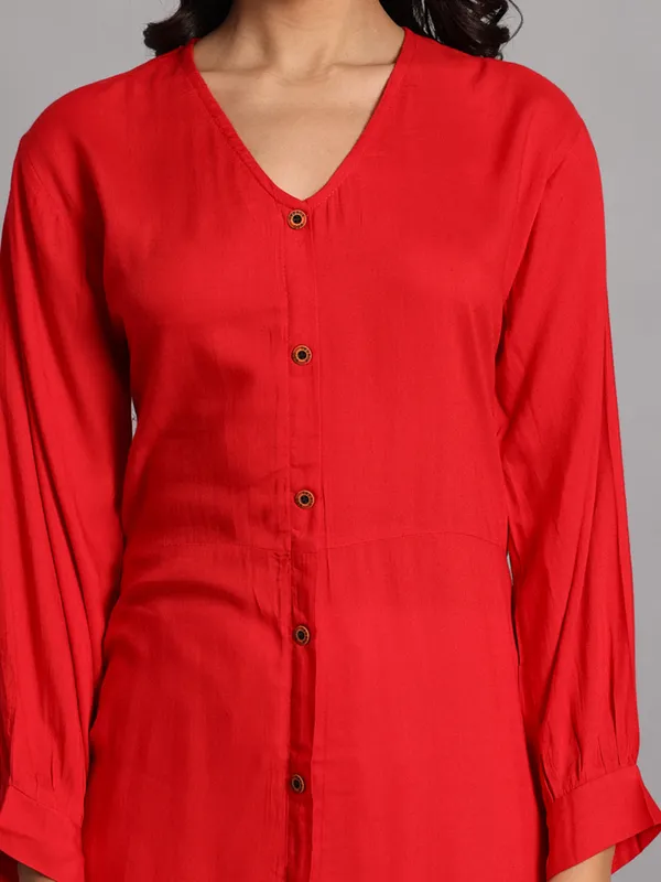 VALUE_CREATION_V-Neck_Kurti