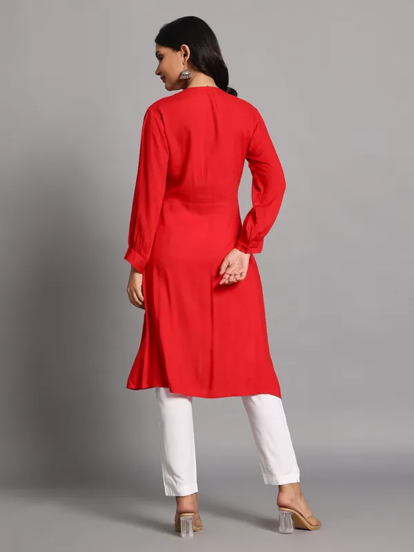 VALUE_CREATION_V-Neck_Kurti