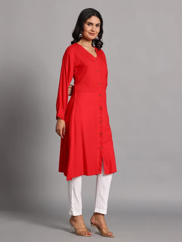 VALUE_CREATION_V-Neck_Kurti