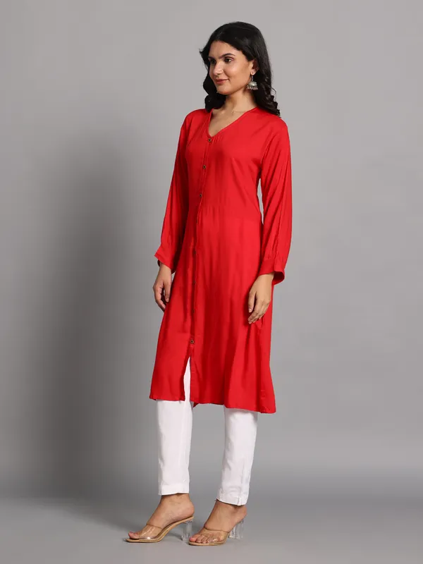 VALUE_CREATION_V-Neck_Kurti