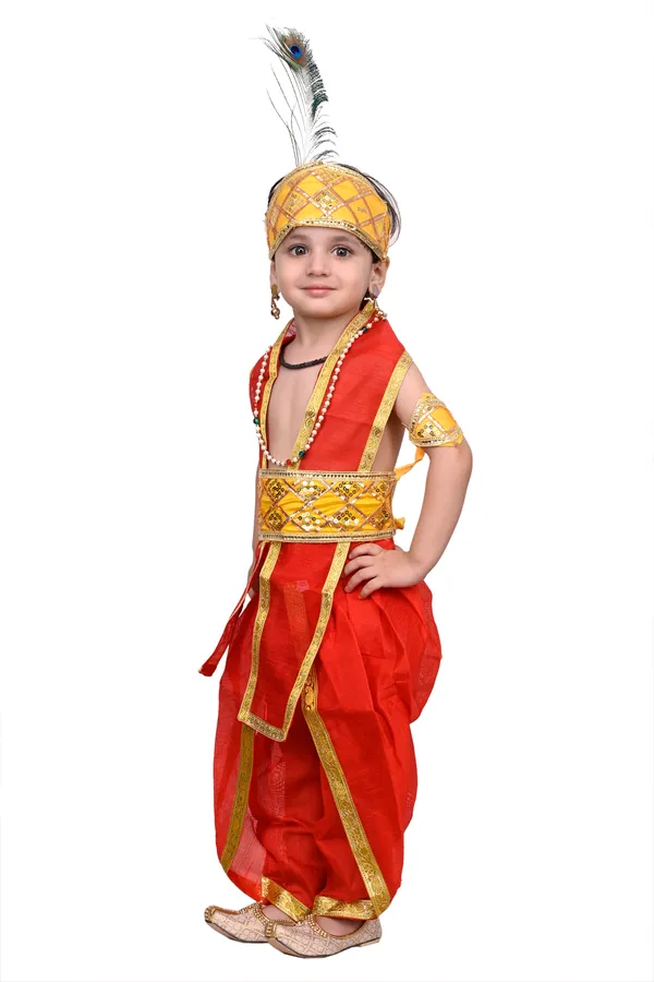 Value_Creation_Krishna_Dress,Makhan_Chor_Kids_Costume_Wear,Kanha_Janmasthmi_Costume_Kids_Costume_Wear