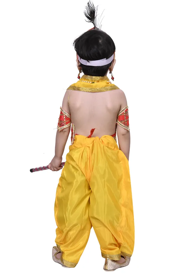 Value_Creation_Krishna_Dress,Makhan_Chor_Kids_Costume_Wear,Kanha_Janmasthmi_Costume_Kids_Costume_Wear