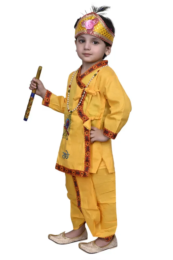 Value_Creation_Makhan_Chor_Kids_Costume_Wear,Kanha_Janmasthmi_Costume_Dress_Kids_Costume_Wear