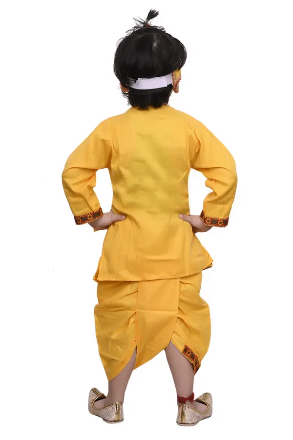 Value_Creation_Krishna_Dress,Makhan_Chor_Kids_Costume_Wear,Kanha_Janmasthmi_Costume_Kids_Costume_Wear