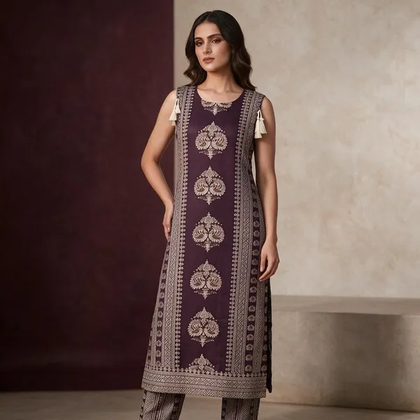 Purple_Printed_Straight_Kurta_Set_For_Women