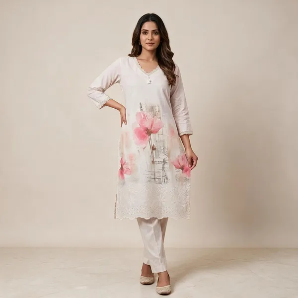 White_Printed_Straight_Kurta_Set_For_Women