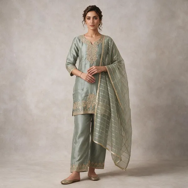 Sage_Green_Embroidered_Straight_Kurta_Set_For_Women