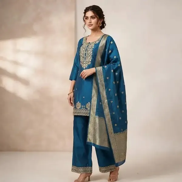 Morpich_Blue_Embroidered_Ethnic_Suit_Set_For_Women