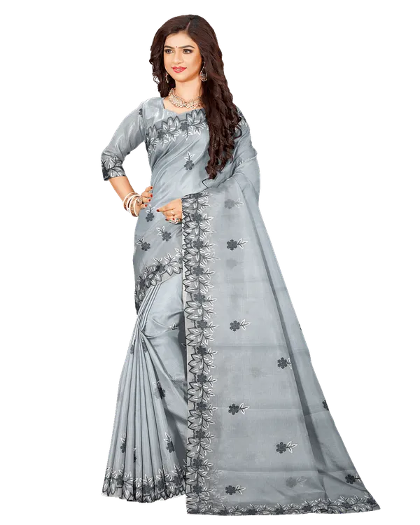 Grey_Synthetic_Premium_And_Elegant_Saree_For_Women