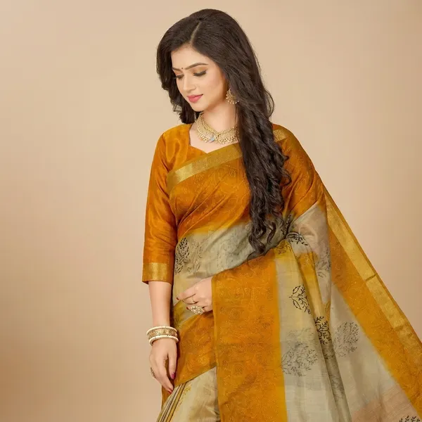 Beige_And_Mustard_Synthetic_Premium_And_Elegant_Saree_For_Women